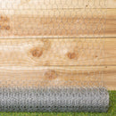 10m x 90cm x 25mm Galvanised Steel Chicken Garden Wire Netting / Fencing