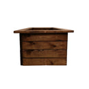 41cm x 108cm Large Rustic Chunky Wooden Garden Trough Planter
