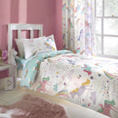 Bedlam Rainbow Unicorn Duvet Cover Set in Multi