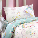 Bedlam Rainbow Unicorn Duvet Cover Set in Multi