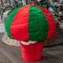 1m Large Red And Green Santa's Hot Air Balloon Hanging Christmas Decoration