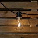 4.5m Set Of 10 Connectable Festoon Bulb Lights In Warm White With Timer Function