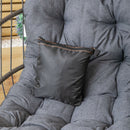 Samuel Alexander 115x190cm Hanging Egg Chair Cover For Garden Swing Chair Hammock Garden Furniture Covers Waterproof For Standing Egg Chair Heavy Duty Zipper Balcony Furniture