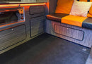 Black Rear Campervan Living Area Carpet - 1000mm x 1000mm