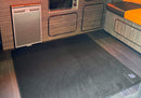 Black Rear Campervan Living Area Carpet - 1000mm x 1200mm