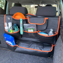 Rear Double Seat Storage Organiser - Orange