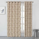 Lewis's Tuscany Eyelet Curtains - Red