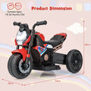 6V Kids Ride-on Motorcycle With Detachable Training Wheels - Blue/Red/Pink