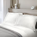 Serene Renaissance Duvet Cover Set in White