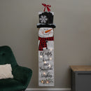 1.2m Battery Operated Light Up Hanging Christmas Snowman Fabric Banner With LEDs
