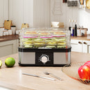 HOMCOM 5 Tier Food Dehydrator, 245W for Drying Fruit, Meat, Vegetable, Black