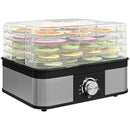 HOMCOM 5 Tier Food Dehydrator, 245W for Drying Fruit, Meat, Vegetable, Black