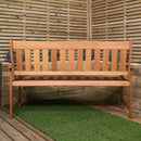 Cartmel 3 Seater Outdoor Wooden Garden Patio Bench