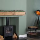 1.90m Festive Garland with Green Seasonal Leaves and Red Berries