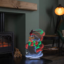 60cm Light up Snowman Infinity Christmas Decoration with Red, White and Green LEDs
