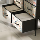HOMCOM 8-Drawer Chest of Drawers, Fabric Dresser with Open Shelf