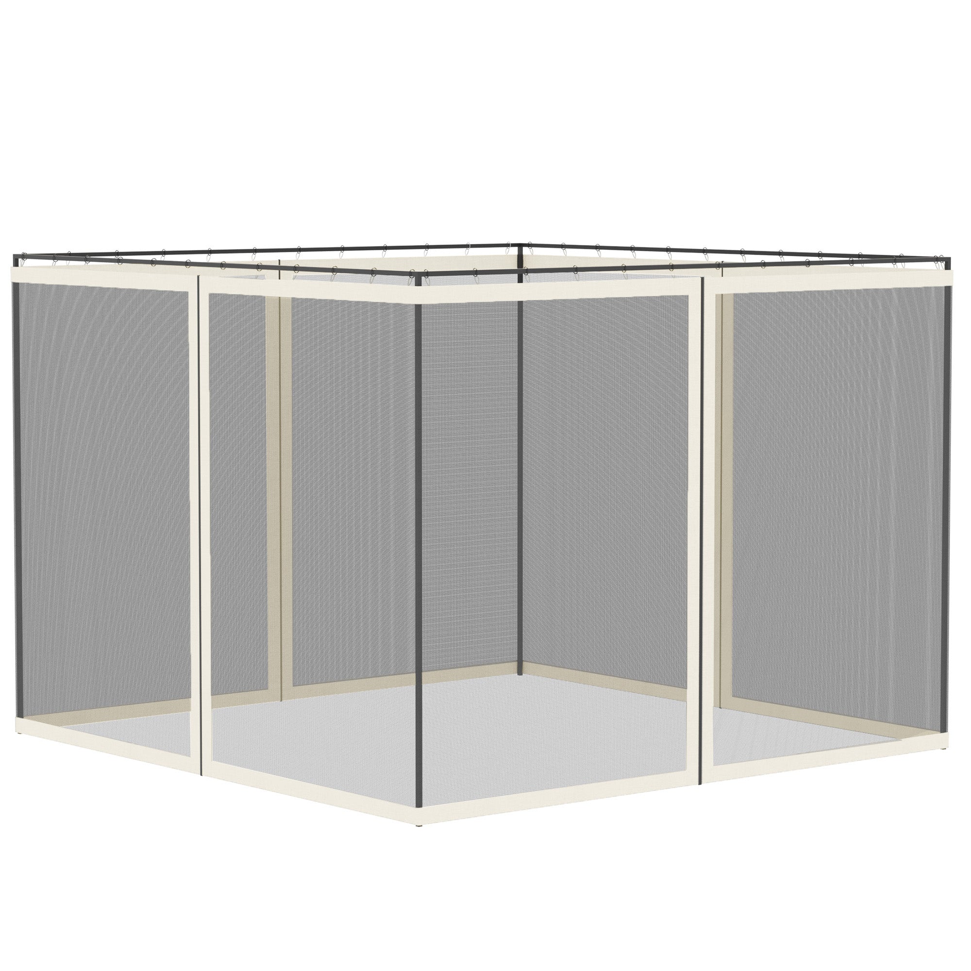 Outsunny 302 x 207cm Universal Replacement Gazebo Mesh Netting Screen