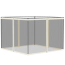 Outsunny 302 x 207cm Universal Replacement Gazebo Mesh Netting Screen Walls