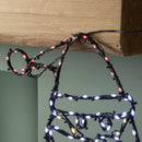 59cm x 45cm Light up FlexiBrights Christmas Santa Silhouette with 237 Multi-Coloured LEDs