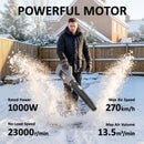 Outsunny 36V Leaf Blower Cordless With 2 X 4000mAh Batteries & Charger