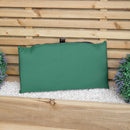 52 x 20cm Back Cushion for Single Wooden Garden Chair in Green
