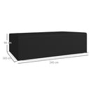 Outsunny UV Rain Protective Cover or Garden Wicker Rattan