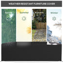 Outsunny UV Rain Protective Cover or Garden Wicker Rattan