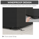 Outsunny UV Rain Protective Cover or Garden Wicker Rattan