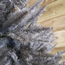 244cm / 8ft Wrapped Pencil Pine Grey Christmas Tree with 460 Tips