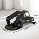 SPORTNOW Under Desk Elliptical Machine, Pedal Exerciser with LCD Monitor