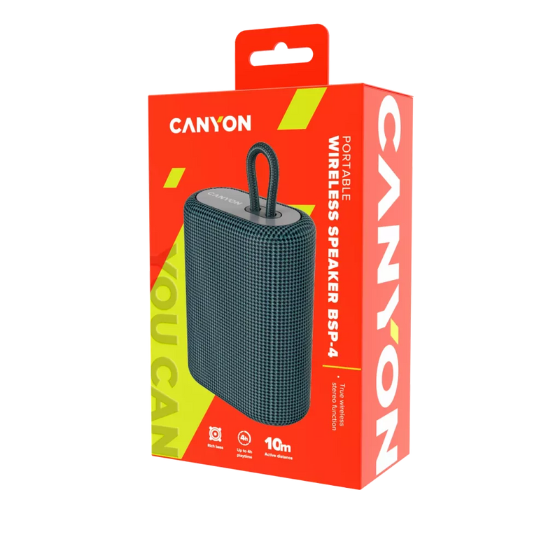 Canyon Portable Wireless Bluetooth Speaker - Dark Grey