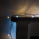 720 LED 57.5m Indoor Outdoor Christmas Multi Function Mains Operated String Lights with Timer in Multicoloured