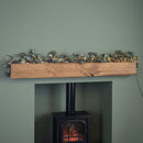 1.8m Eucalyptus Christmas Garland with 130 Warm White LEDs