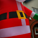 GIANT: 20ft (6m) Light up Christmas Inflatable Santa with Raised Arm & 28 LEDs