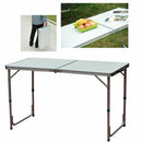 Outsunny 4FT Aluminium Portable Folding Camping Picnic Outdoor Table