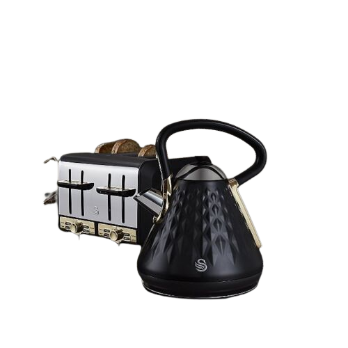 Swan Gatsby Pyramid Kettle 1.7L  - Black
