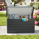 Outsunny 311L Garden Storage Box, Waterproof Outdoor Storage Box for Tools