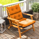 Outsunny Adirondack Chair Cushion Rocking Chair Cushion W/ Ties
