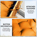 Outsunny Adirondack Chair Cushion Rocking Chair Cushion W/ Ties