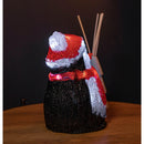 20cm Battery Operated Light up Acrylic Christmas Penguin Decoration with 16 Ice White LEDs