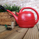 5/10L Ward Garden Watering Can with Rose - Red