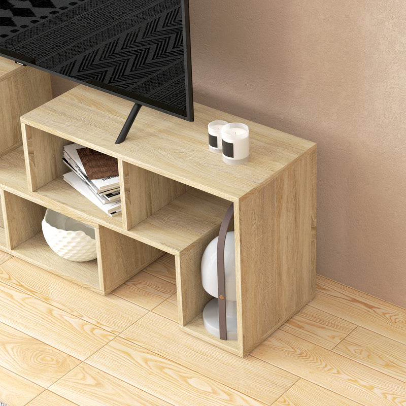 HOMCOM TV Unit for TVs up to 75 Inches, Free Combination TV Stand