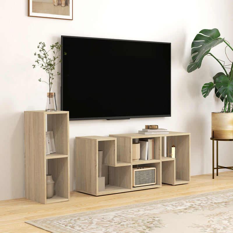 HOMCOM TV Unit for TVs up to 75 Inches, Free Combination TV Stand