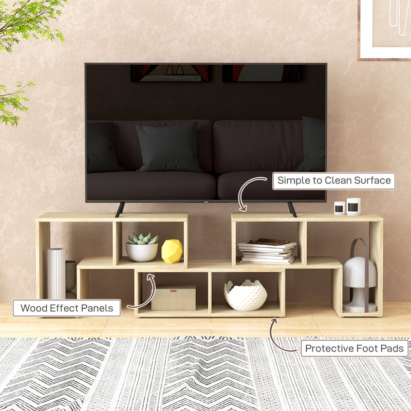 HOMCOM TV Unit for TVs up to 75 Inches, Free Combination TV Stand