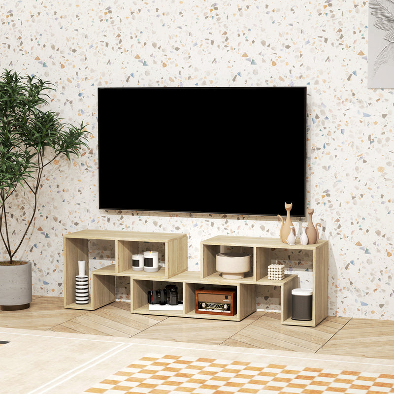 HOMCOM TV Unit for TVs up to 75 Inches, Free Combination TV Stand
