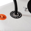 Outsunny Inflatable Paddle Stand Up Board, Adjustable Aluminum Paddle Non-Slip Deck Board, with ISUP Accessories & Carry Bag, 300L x 76W x 15H cm