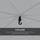 Outsunny Outdoor Gazebo Event Shelter Party Tent for Garden Green