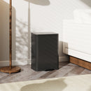 HOMCOM Pedal Bin With Soft-Close Lid, 20L Kitchen Bin For Home, Matte Black