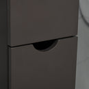 HOMCOM Tall Bathroom Storage Cabinet With Shelf And Drawers, Brown