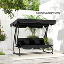 Outsunny Waterproof Garden Swing Canopy Replacement 3 Seater